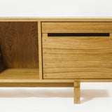 Turntable & vinyl record storage cabinet
